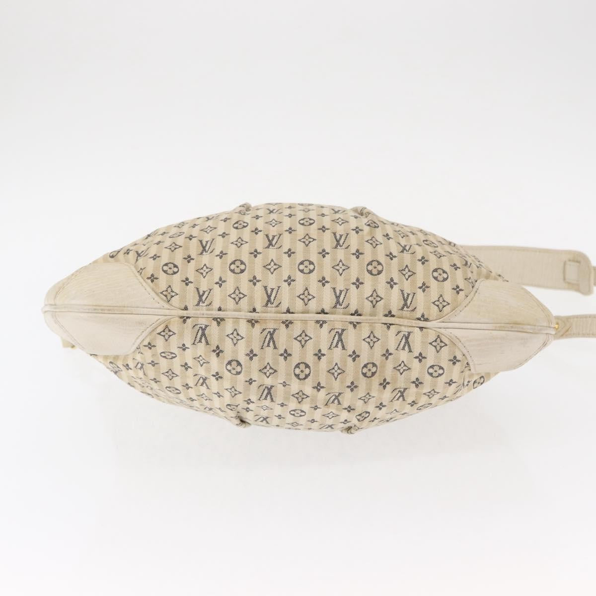 Louis Vuitton Marina Handbag Mini Lin Croisette, BEIGE, CANVAS, Handbag