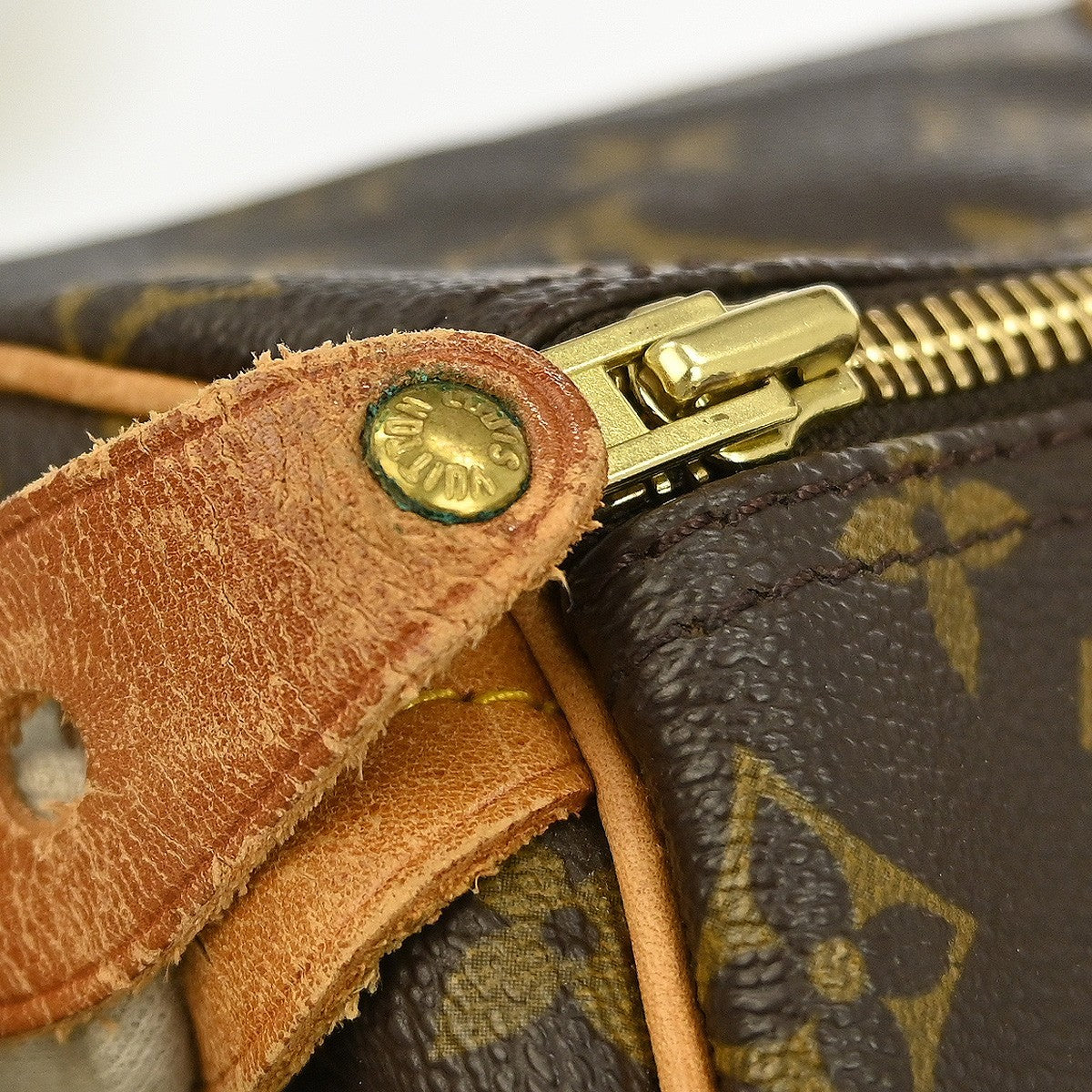 Louis Vuitton Speedy Handbag Monogram Canvas, BROWN, CANVAS, Handbag