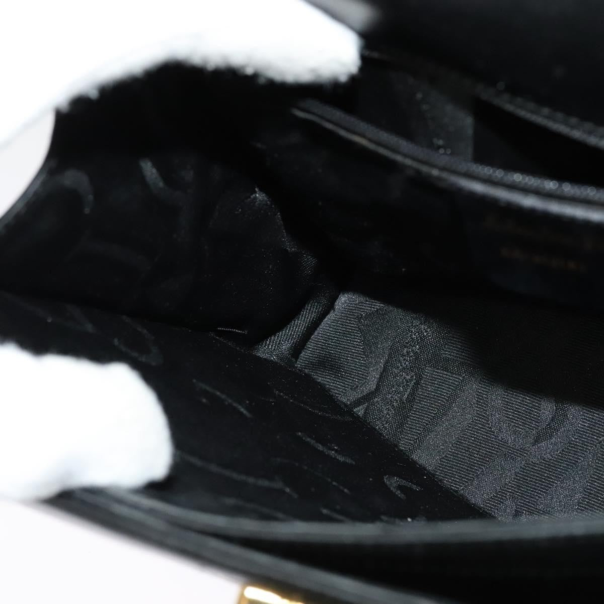 Salvatore Ferragamo Gancini Tote Leather, BLACK, LEATHER, Tote bag