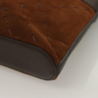 Burberry Vintage Handbag Leather, BROWN, LEATHER, Handbag