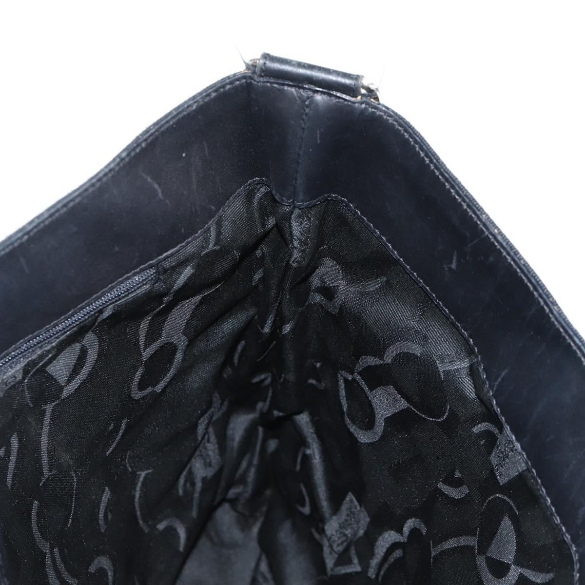 Salvatore Ferragamo Vala Shoulder Bag Nylon, BLACK, CANVAS, Shoulder bag