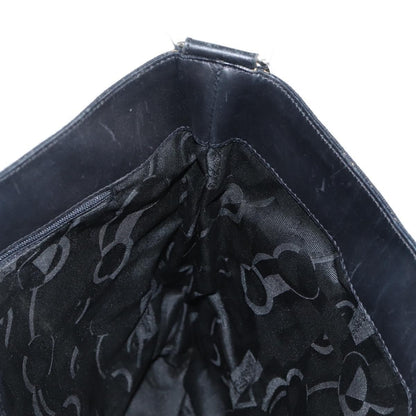 Salvatore Ferragamo Vala Shoulder Bag Nylon, BLACK, CANVAS, Shoulder bag