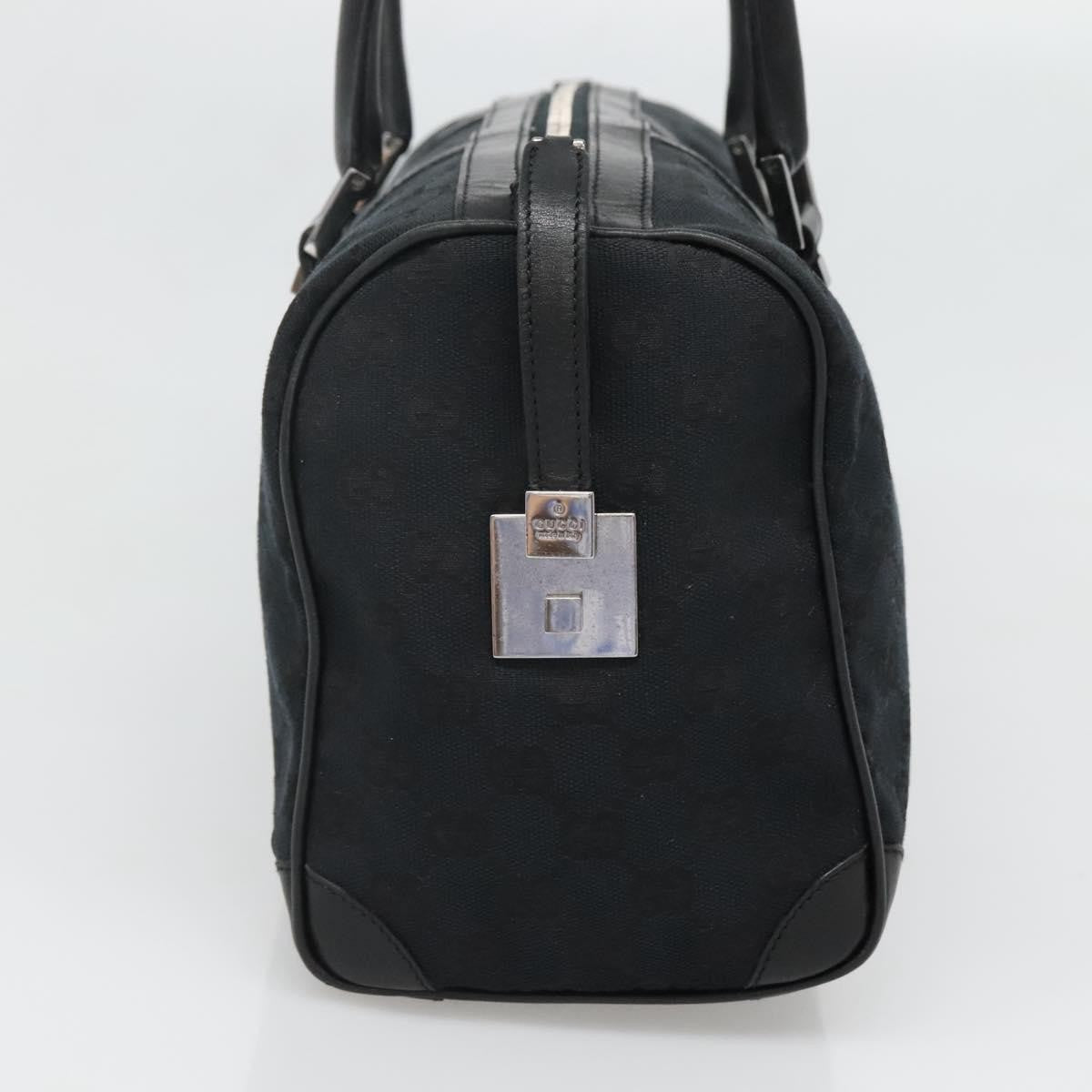 Gucci Vintage Zip Boston Bag GG Canvas, BLACK, CANVAS, Handbag