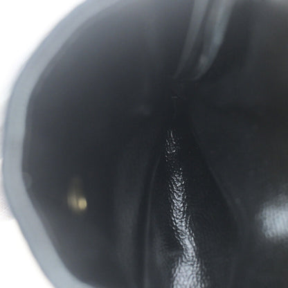 Chanel CC Logo Micro Matelasse Shoulder Bag Pouch Canvas, BLACK, CANVAS, Shoulder bag