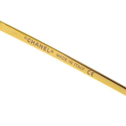 Chanel Logo CC Sunglasses Metal, ORANGE, GOLD_PLATED, Sunglasse