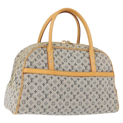 Louis Vuitton Marie Handbag Mini Lin, BLUE, CANVAS, Handbag