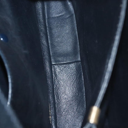 Celine C Sulky Shoulder bag Canvas and Leather, NAVY, CANVAS, Shoulder bag