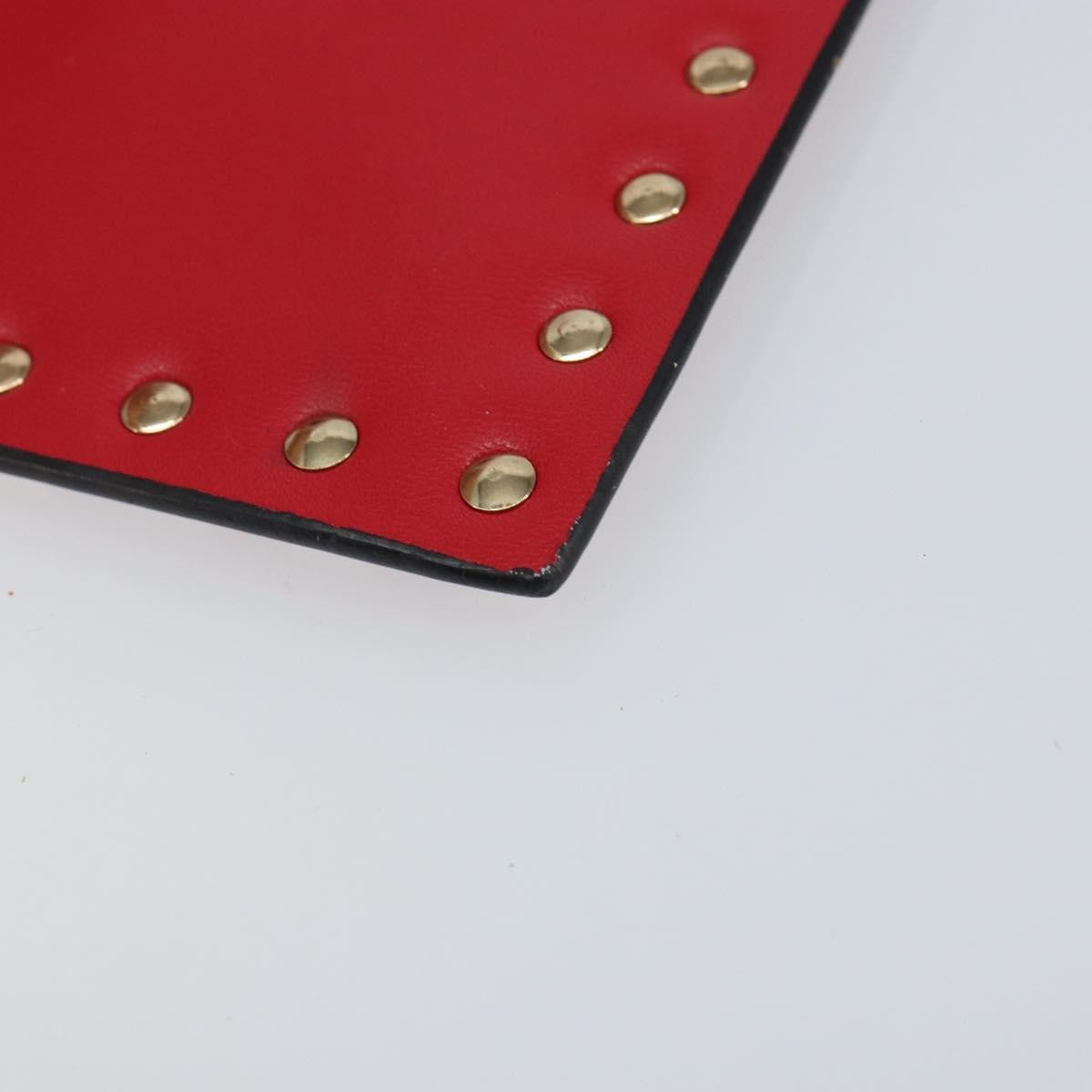 Valentino Garavani Rockstud Pouch Leather, PINK, LEATHER, Clutche & pouche