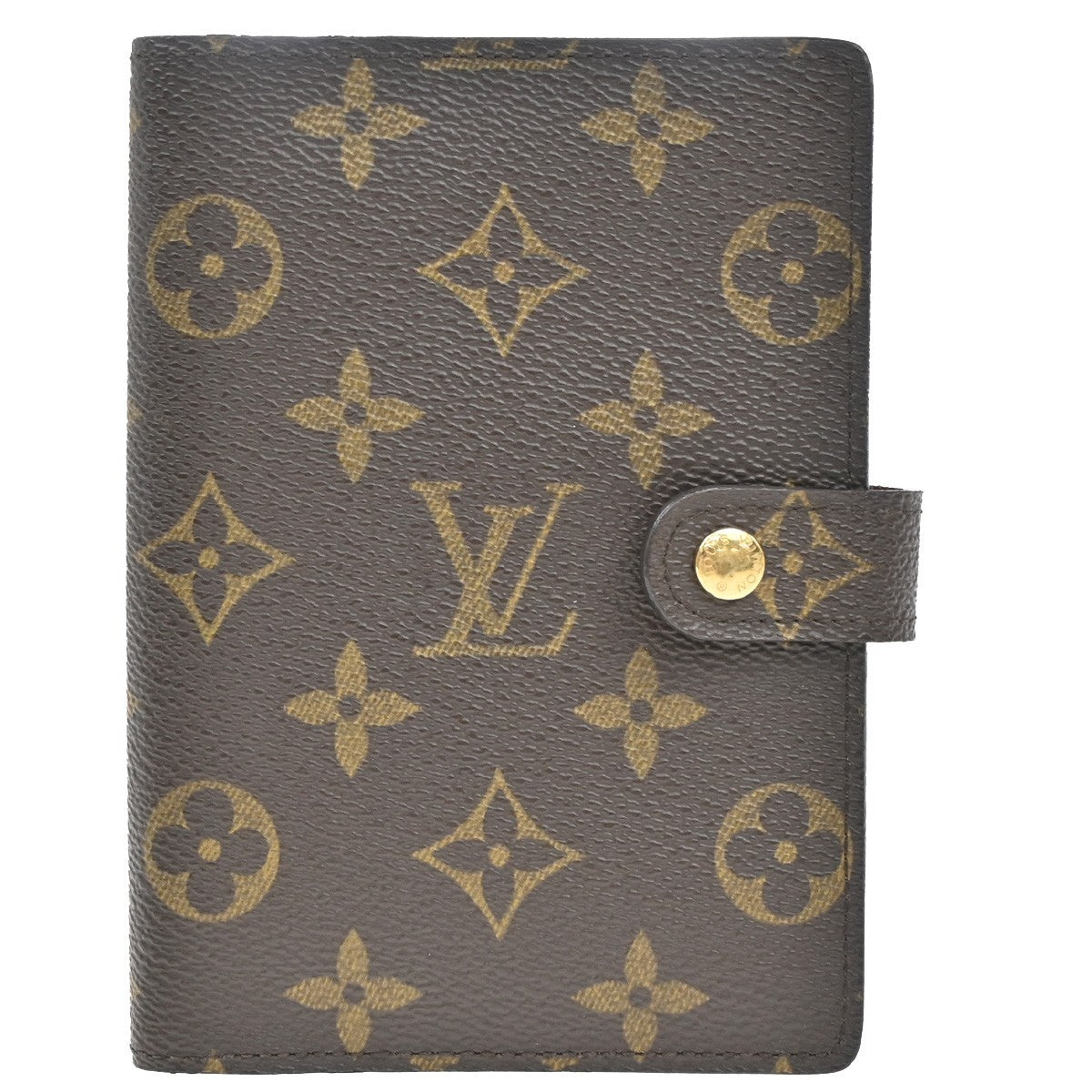 Louis Vuitton Agenda Cover Monogram Canvas, BROWN, CANVAS, Toiletry Case