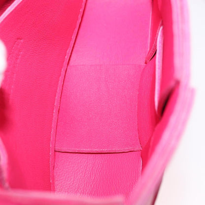 Bottega Veneta Cassette Crossbody Bag Maxi Intrecciato Leather, PINK, LEATHER, Clutche & pouche