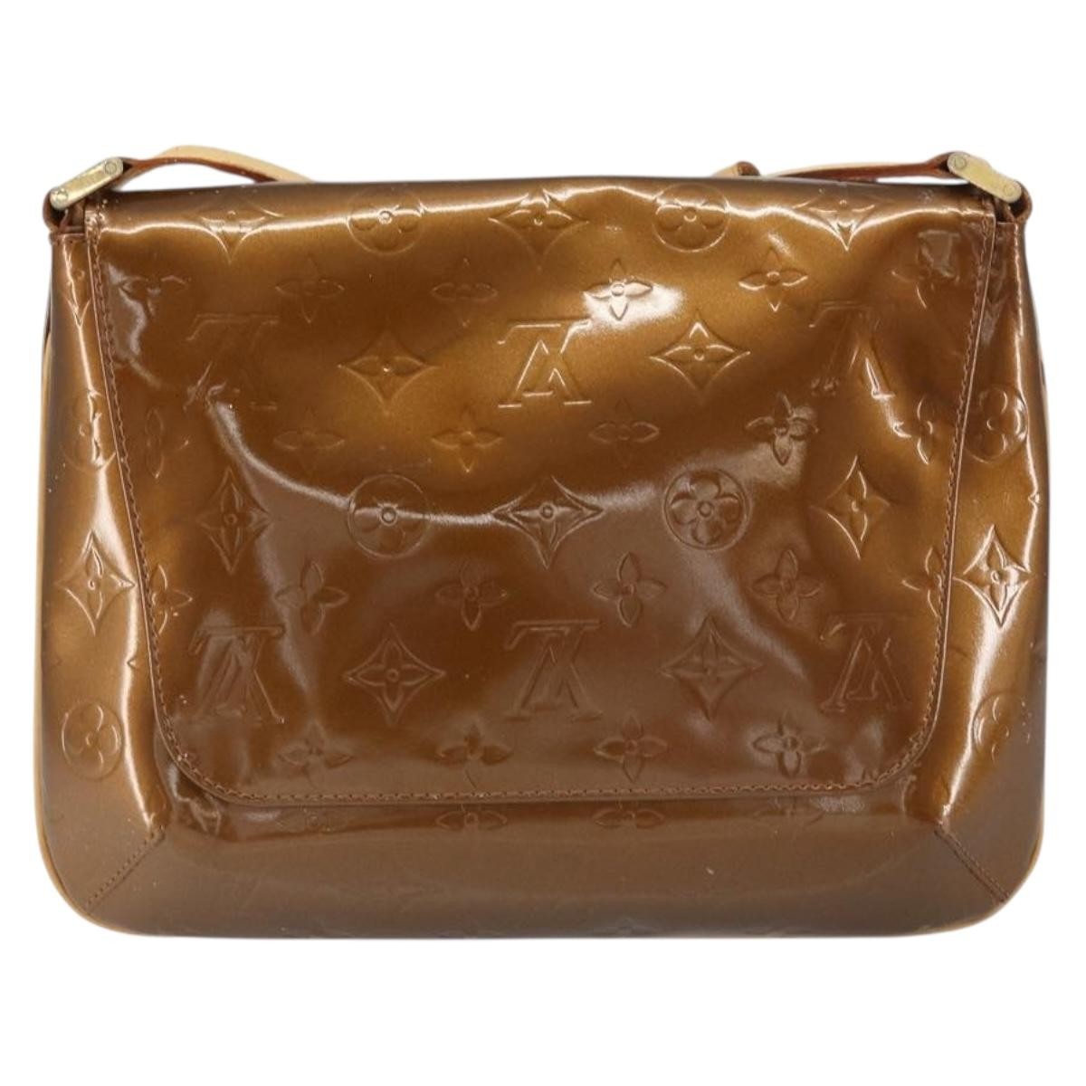 Louis Vuitton Thompson Street Handbag Monogram Vernis, BROWN, PATENT_LEATHER, Shoulder bag