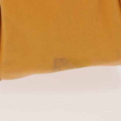 Loewe Anagram handbag Leather, YELLOW, LEATHER, Handbag