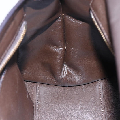 Salvatore Ferragamo Sofia Satchel Leather, BROWN, LEATHER, Handbag