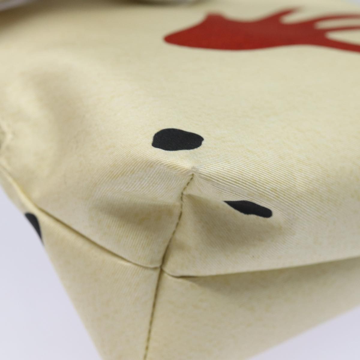 Bvlgari Pouch Canvas, WHITE, CANVAS, Clutche & pouche