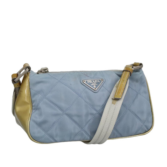 Prada Vintage Shoulder Bag Tessuto, BLUE, NYLON, Shoulder bag