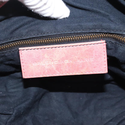 Balenciaga Twiggy Classic Studs Bag Leather, PINK, LEATHER, Handbag