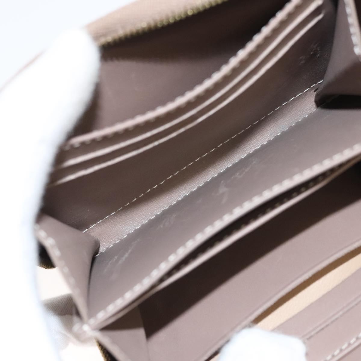 Louis Vuitton Porte-Monnaie Zippy Wallet Monogram Vernis, BEIGE, PATENT_LEATHER, Wallets