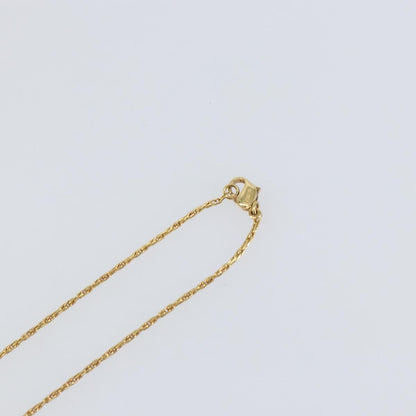 Christian Dior CD Pendant Necklace Metal and Crystals, GOLD, METAL, Necklace