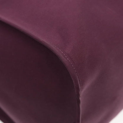 Hermes Cabag Handbag Toile and Leather, PURPLE, CANVAS, Tote bag