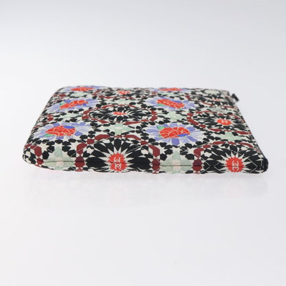 Chanel Dubai O Case Clutch Quilted Printed Nylon, MULTICOLOUR, NYLON, Clutche & pouche