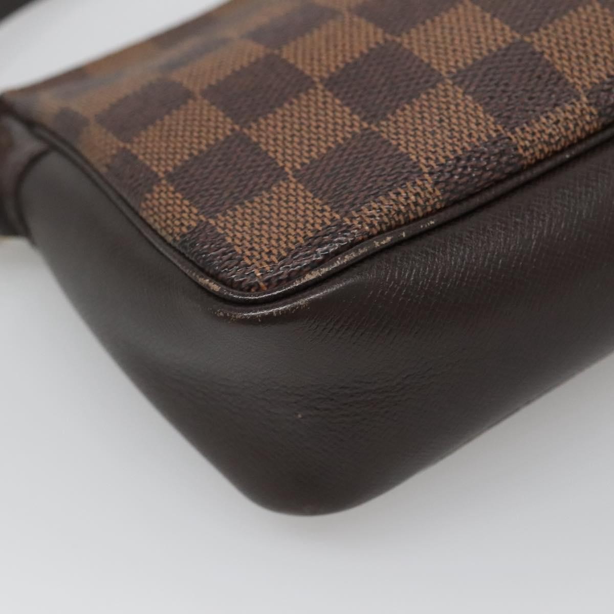 Louis Vuitton Trousse Make Up Bag Damier, BROWN, CANVAS, Clutche & pouche