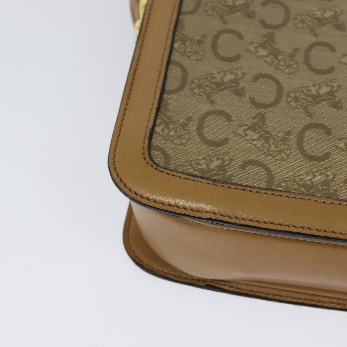 Celine Sulky Shoulder bag Canvas, BEIGE, CANVAS, Shoulder bag