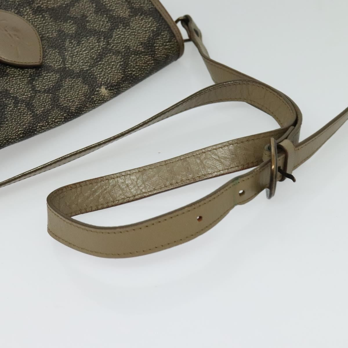 Saint Laurent Buckle Flap Crossbody Bag Canvas, BEIGE, CANVAS, Shoulder bag