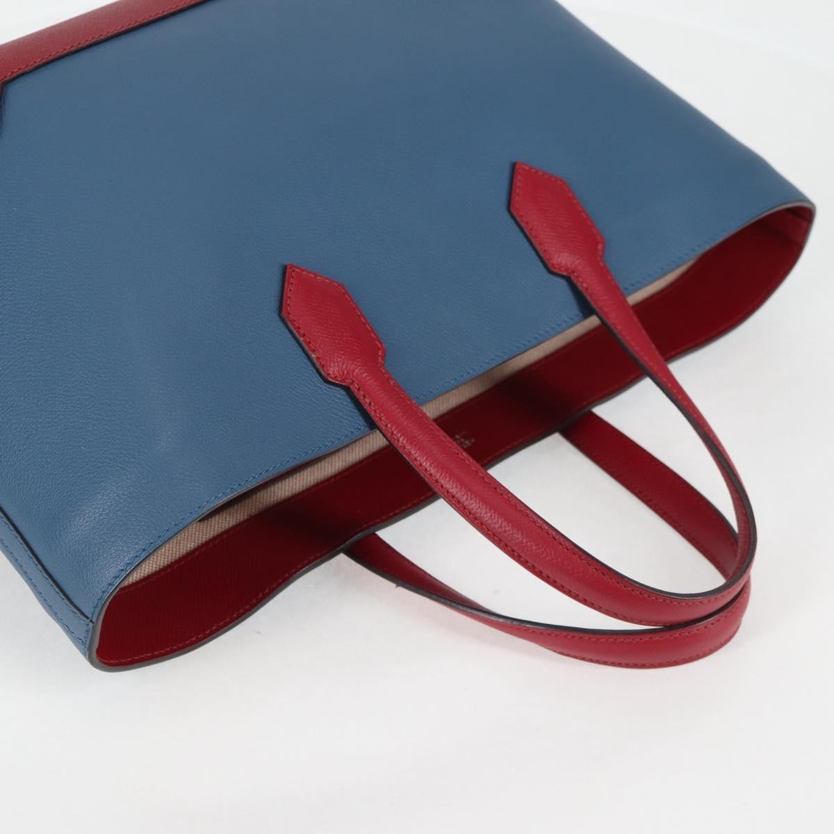 Hermes Maxibox Cabas Evercolor with Epsom, BLUE, LEATHER, Tote bag