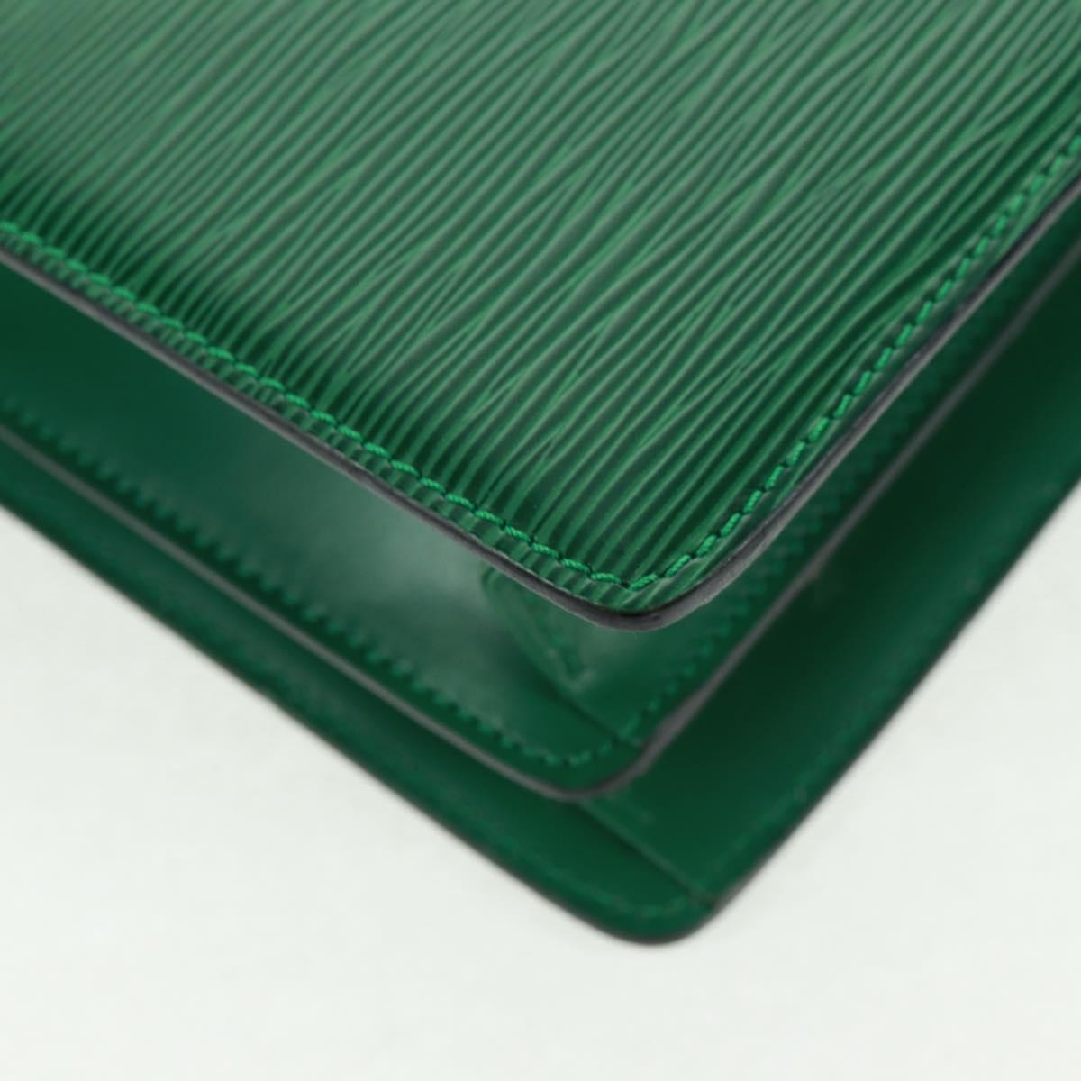 Louis Vuitton Capucines Shoulder Bag Epi Leather, GREEN, LEATHER, Shoulder bag