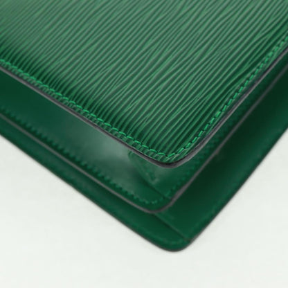 Louis Vuitton Capucines Shoulder Bag Epi Leather, GREEN, LEATHER, Shoulder bag