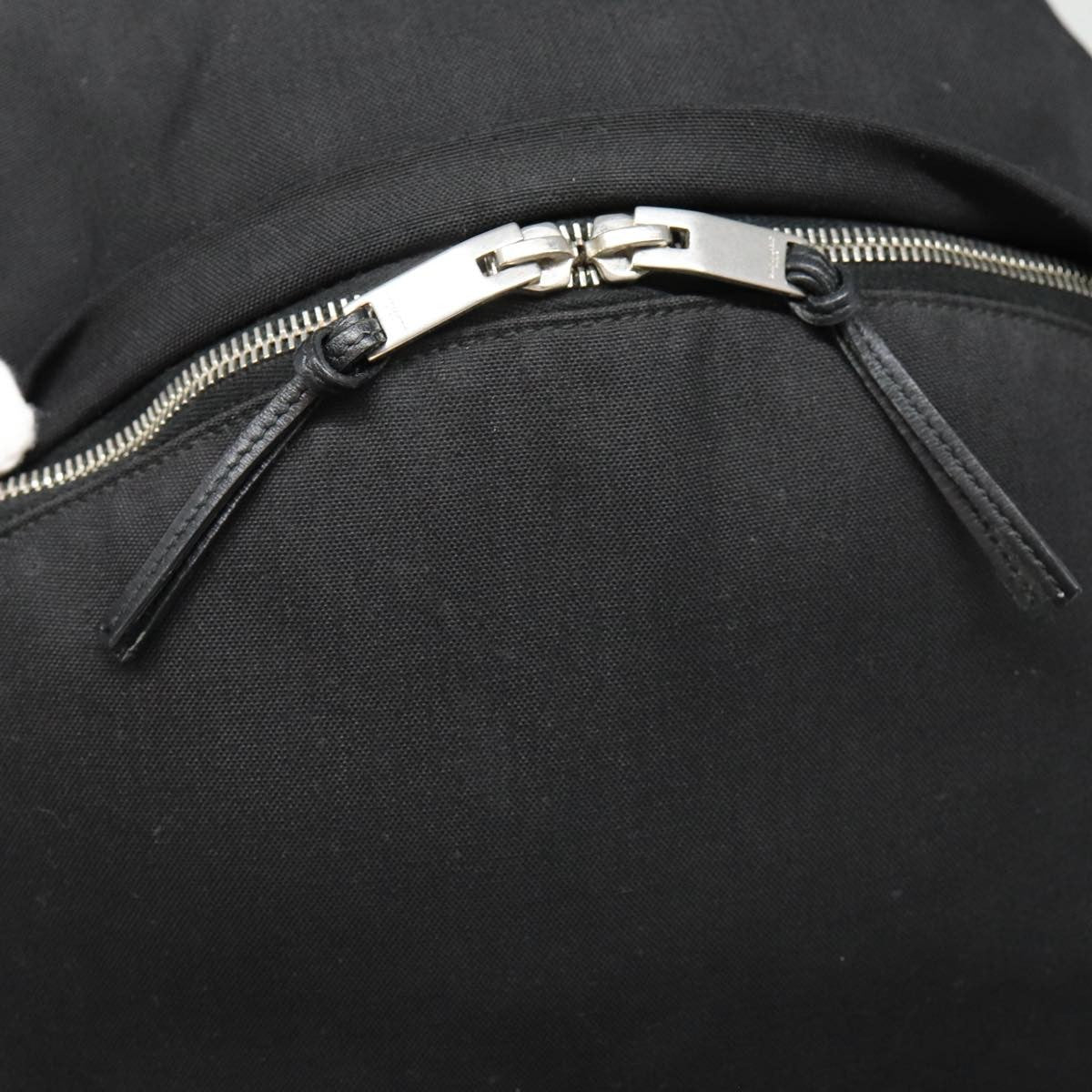 Saint Laurent City Backpack Canvas, BLACK, CANVAS, Backpack