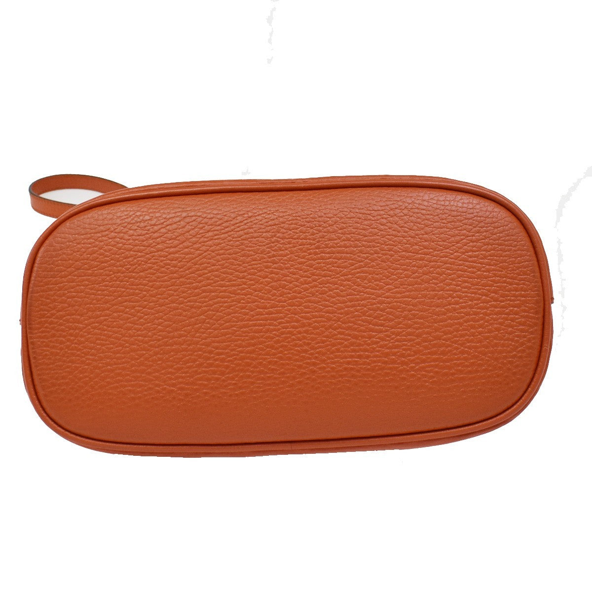 Gucci GG Charm Convertible Dome Satchel Leather, ORANGE, LEATHER, Handbag