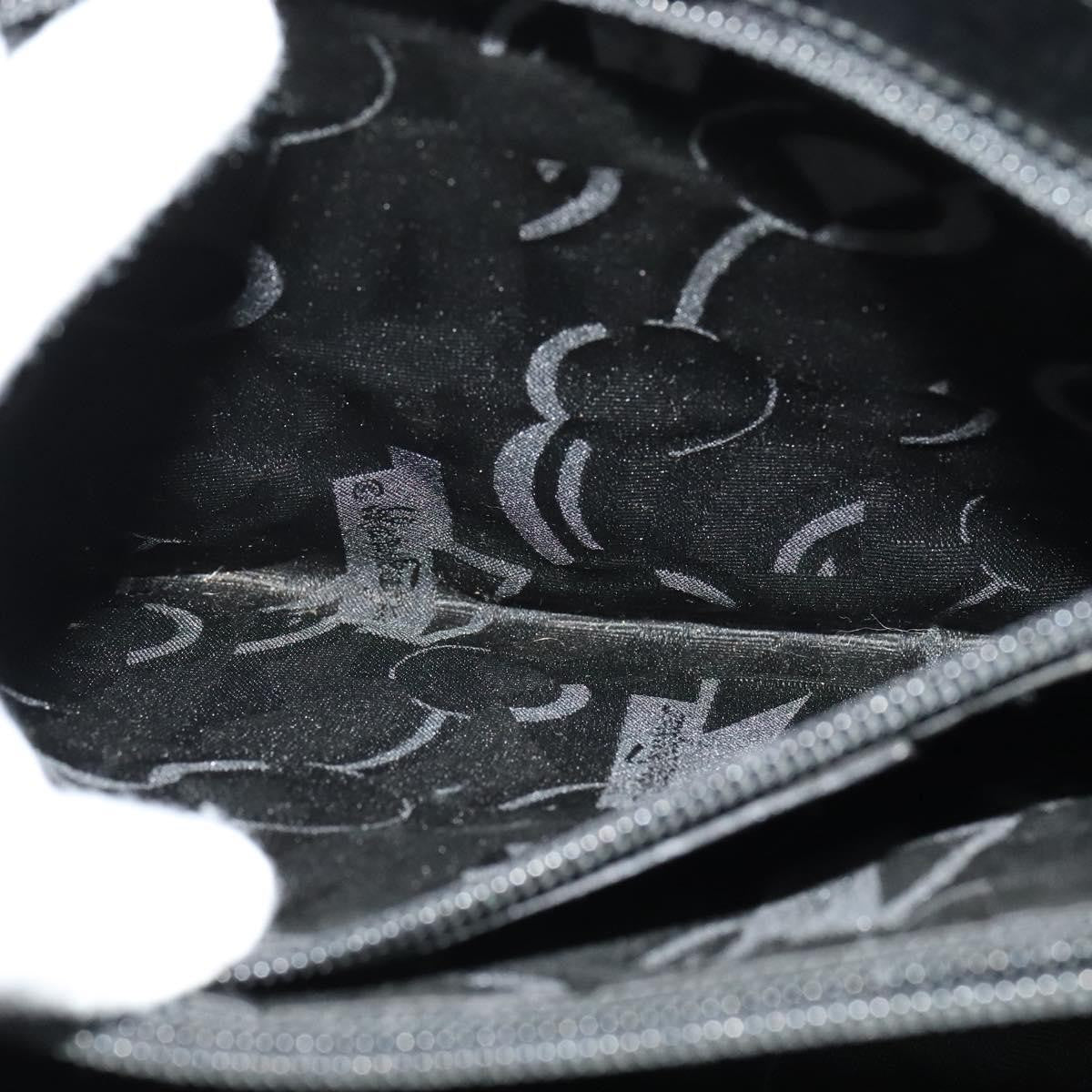 Salvatore Ferragamo Gancini Shoulder Bag Leather, BLACK, LEATHER, Shoulder bag