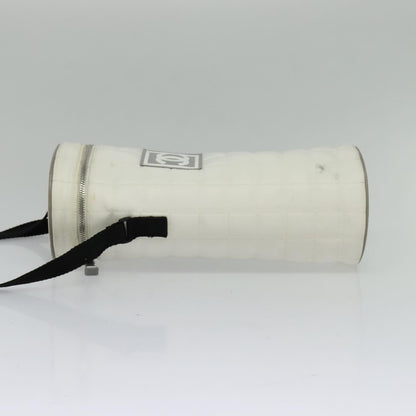 Chanel Sport Line Bottle Holder Nylon, WHITE, NYLON, Clutche & pouche