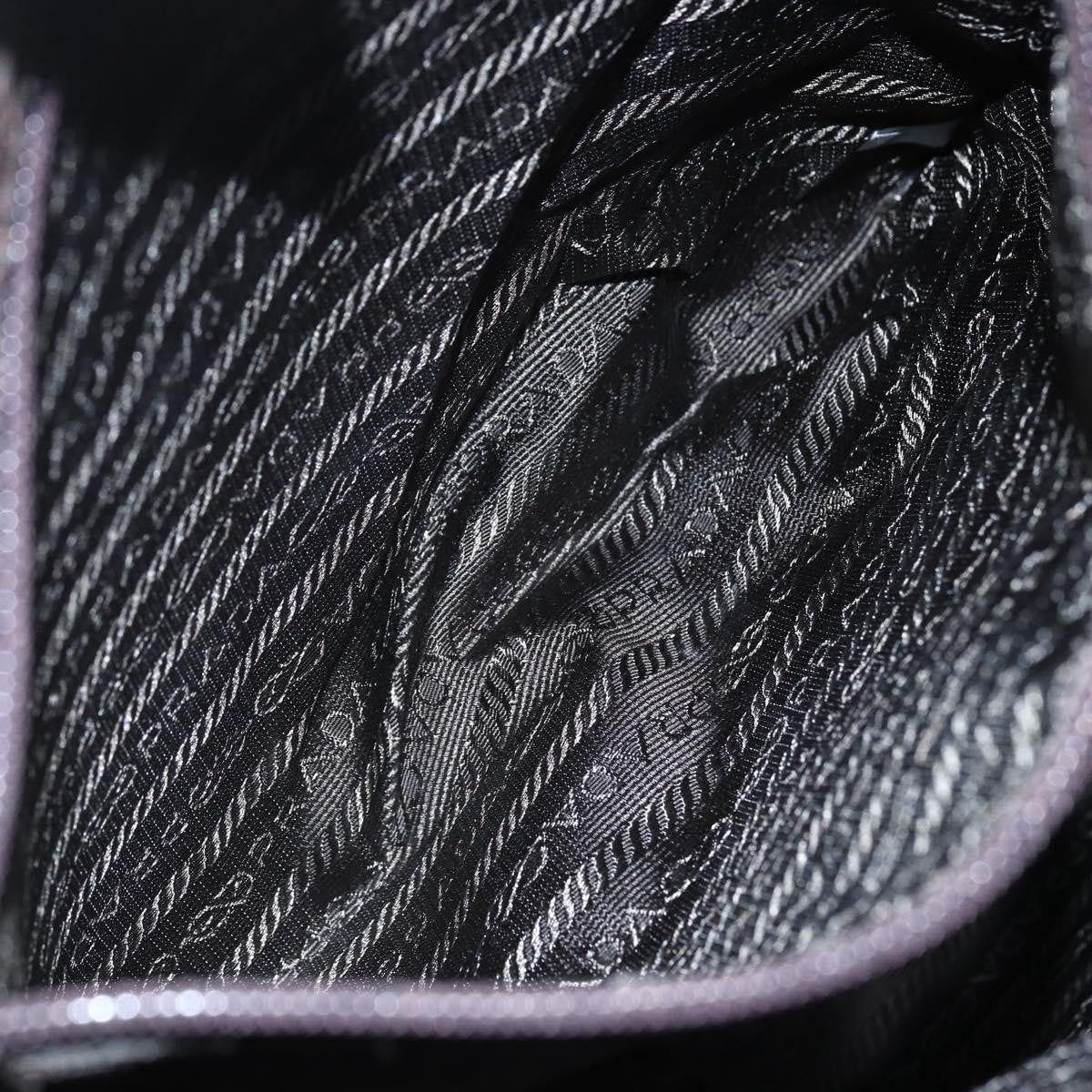 Prada Resin chain shoulder bag Nylon, BROWN, NYLON, Shoulder bag