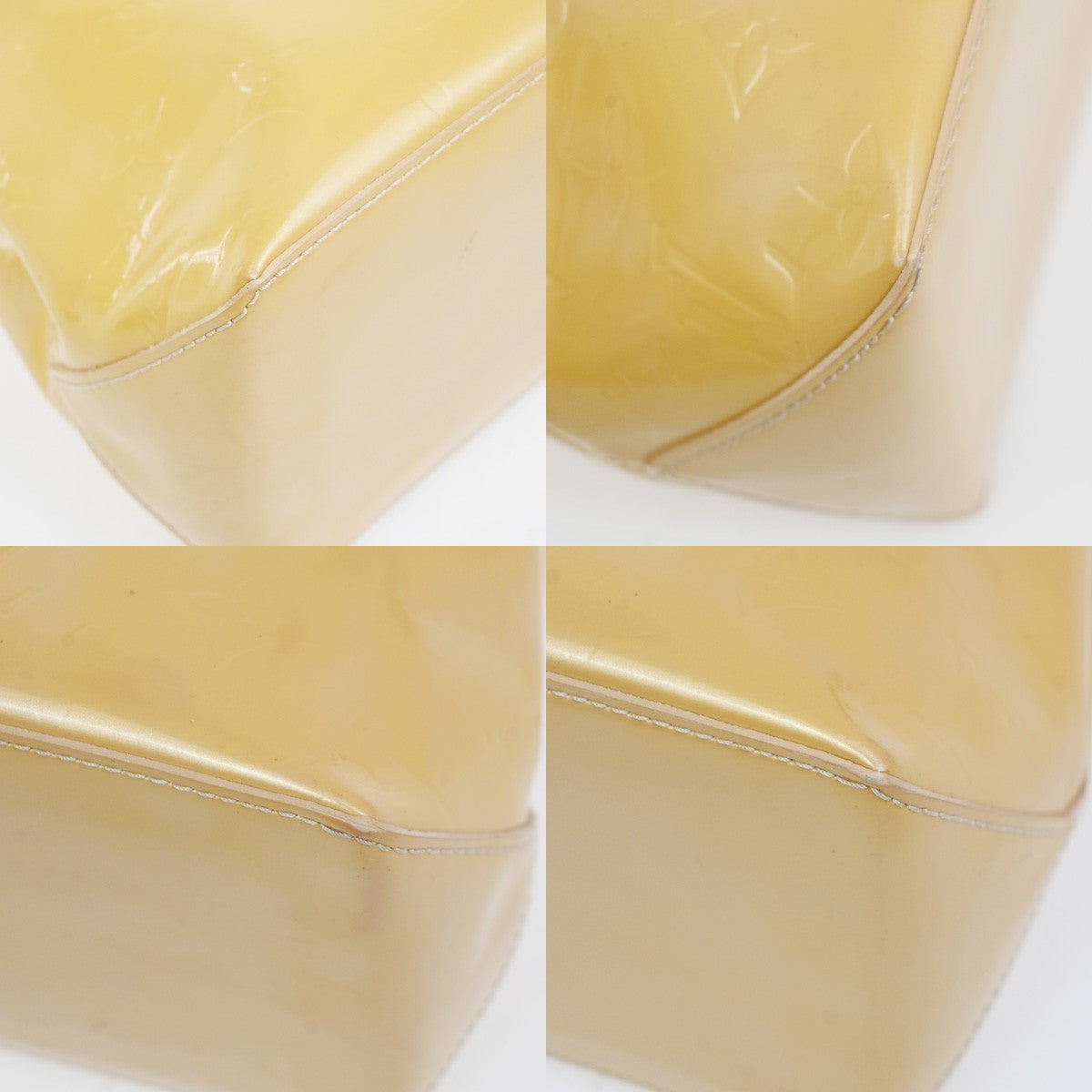 Louis Vuitton Wilshire Handbag Monogram Vernis, BEIGE, PATENT_LEATHER, Handbag
