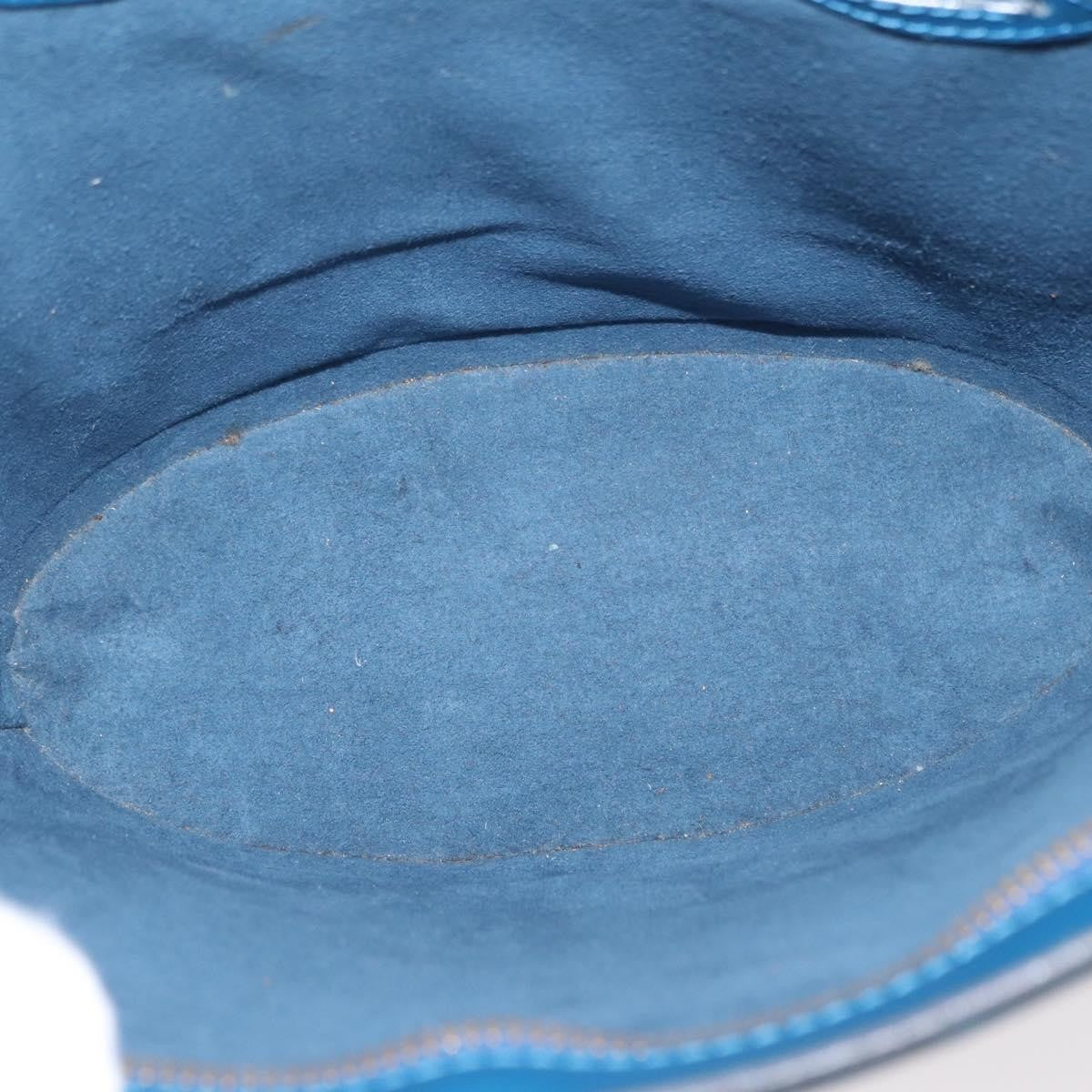 Louis Vuitton Saint Jacques Handbag Epi Leather, BLUE, LEATHER, Shoulder bag