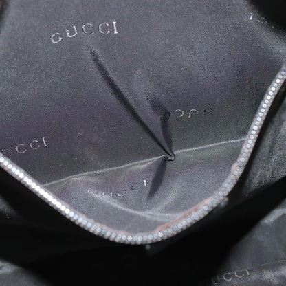 Gucci Side Pocket Flap Messenger Bag Nylon, BLACK, NYLON, Shoulder bag