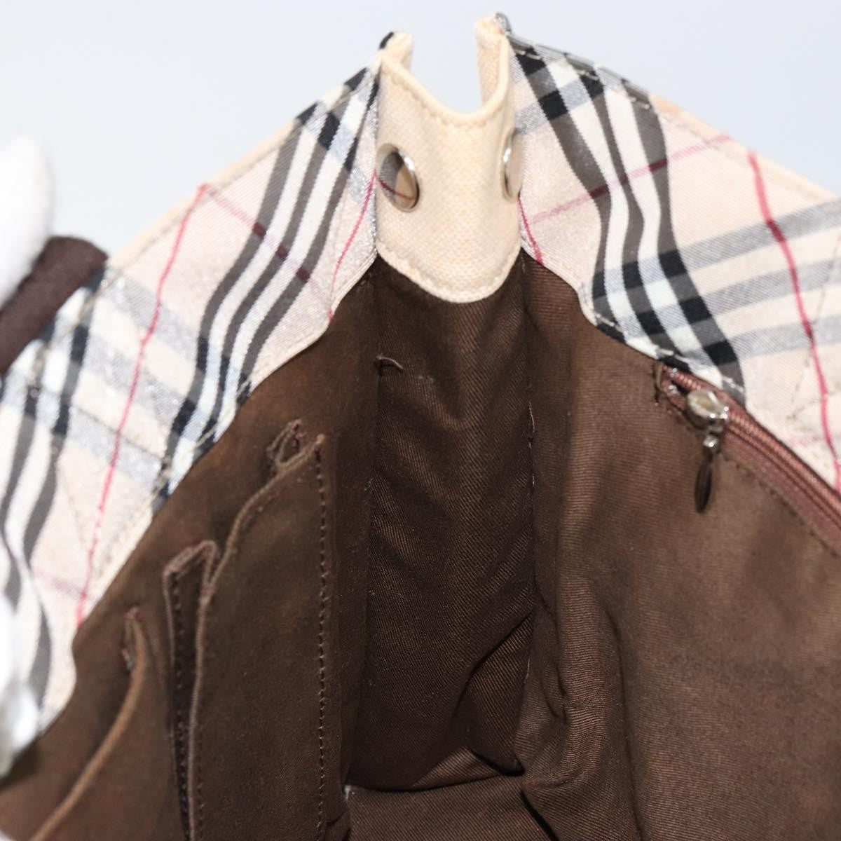 Burberry Blue Label Tote Bag Nylon, BEIGE, NYLON, Tote bag