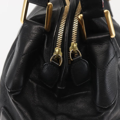 Chloe Cary Satchel Leather, BLACK, LEATHER, Shoulder bag