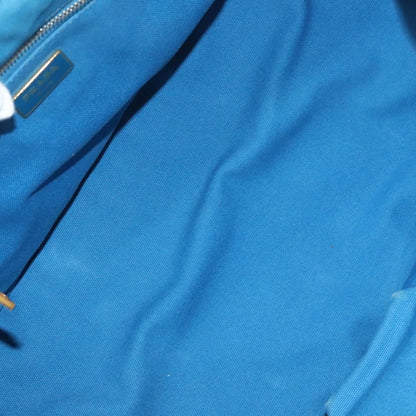 Prada Canapa Convertible Tote Canvas, BLUE, CANVAS, Tote bag