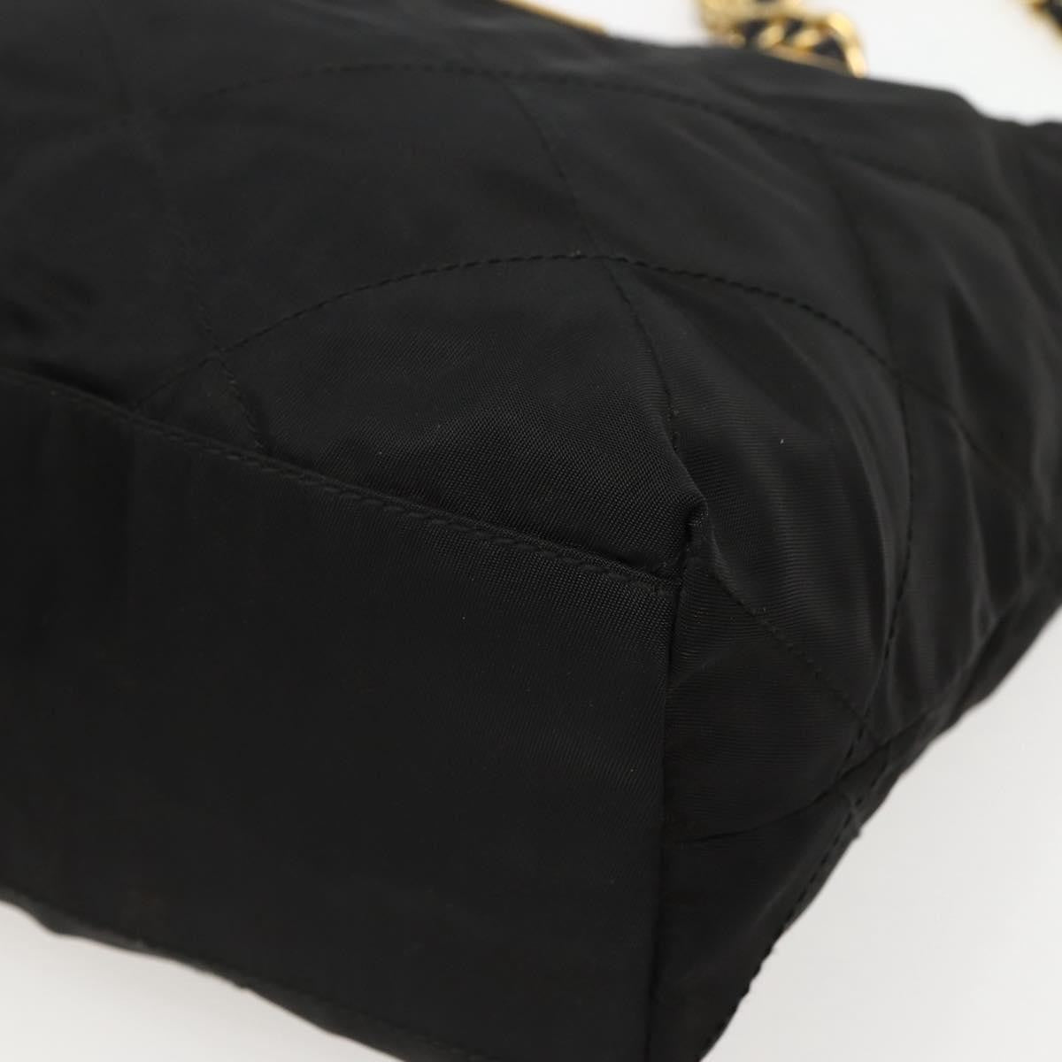 Prada Re-Edition 1995 Chain Tote Quilted Re-Nylon, BLACK, NYLON, Shoulder bag