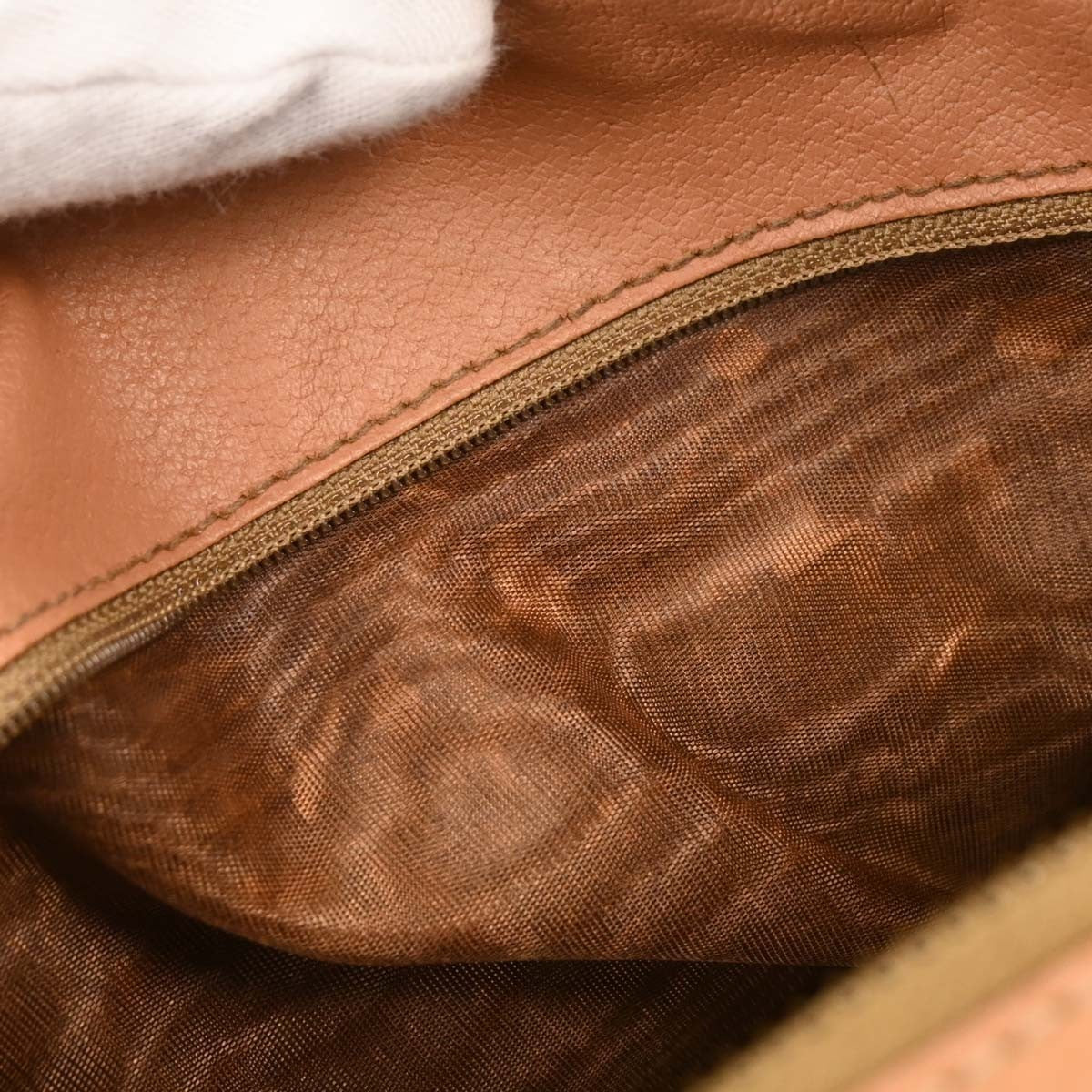 Celine Vintage Duffle Bag Canvas and Leather, BEIGE, PVC, Travel bag