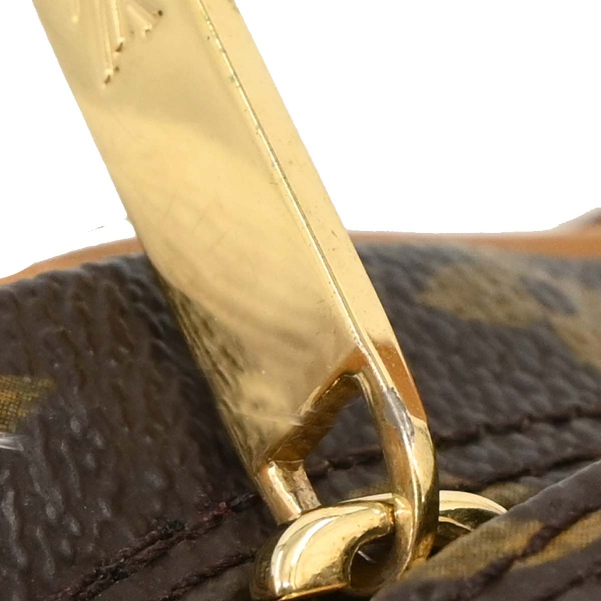 Louis Vuitton Croissant Handbag Monogram Canvas, BROWN, CANVAS, Handbag