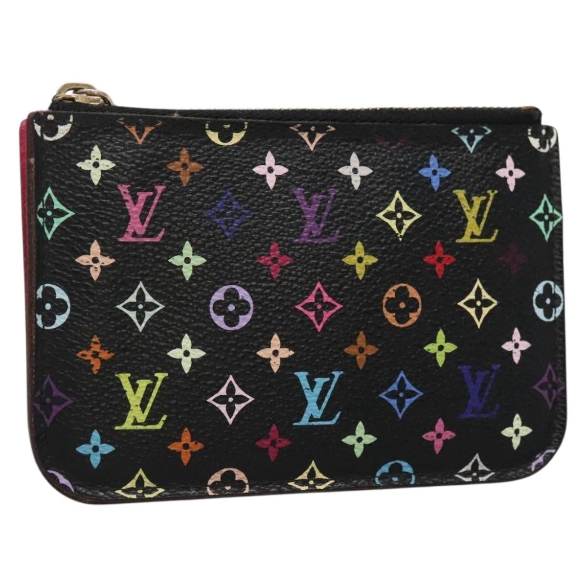 Louis Vuitton Pochette clés NM Monogram Multicolor Canvas, MULTICOLOUR, CANVAS, Wallets