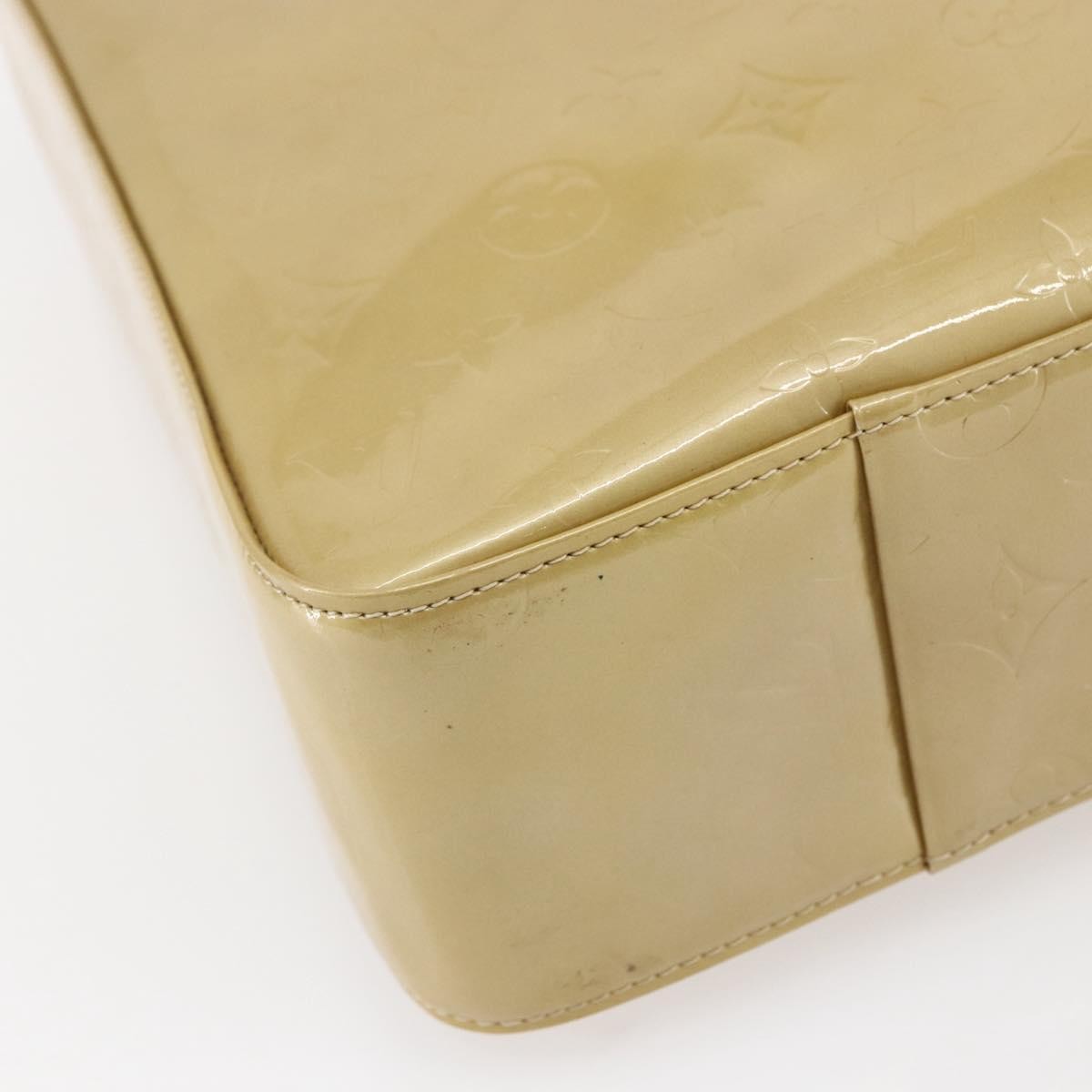 Louis Vuitton Columbus Handbag Monogram Vernis, BEIGE, PATENT_LEATHER, Tote bag