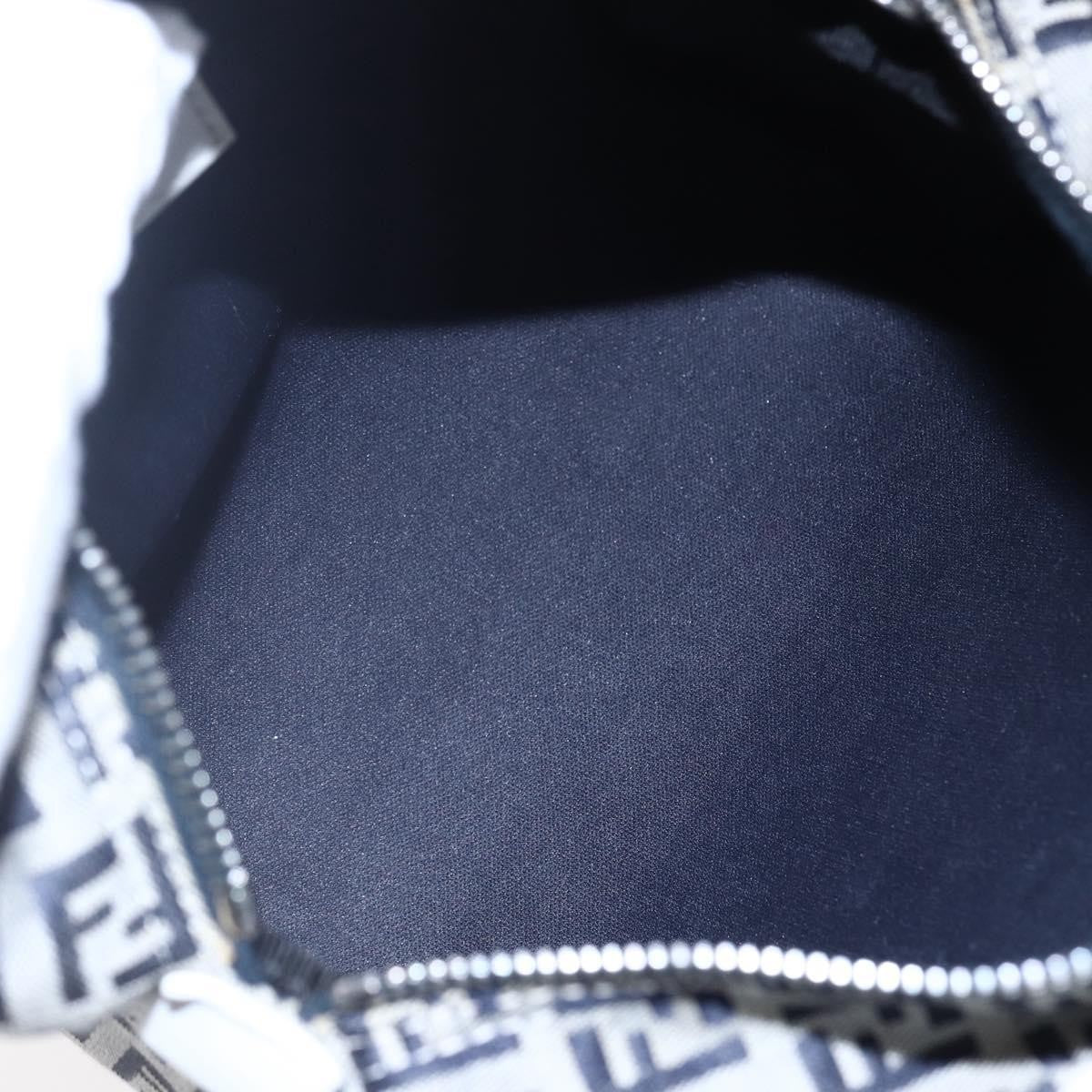 Fendi Vintage Top Handle Bag Zucchino, NAVY, CANVAS, Tote bag