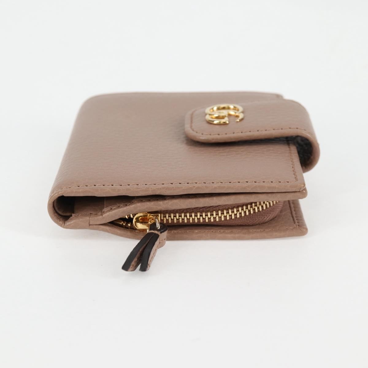 Gucci GG Marmont Wallet Leather, BEIGE, LEATHER, Wallets