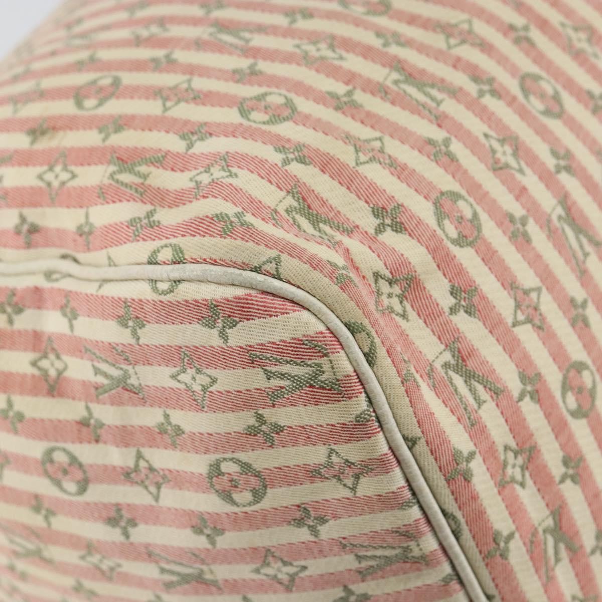 Louis Vuitton Speedy Handbag Mini Lin, PINK, CANVAS, Handbag