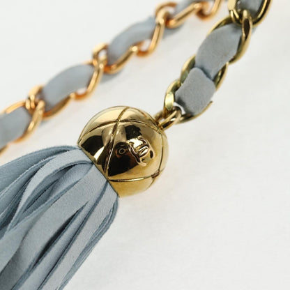 Chanel Vintage Camera bag Suede, BLUE, SUEDE, Crossbody bag